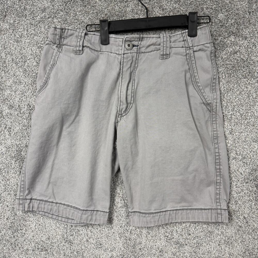Aeropostale Chino Shorts Mens 29x9 Gray Canvas Gorpcore Hiking Skater Grunge